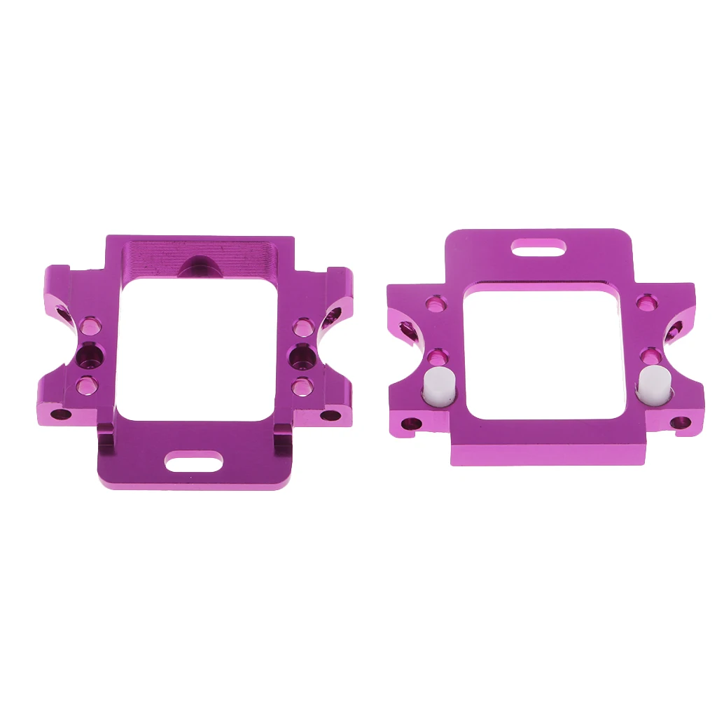 Aluminum Rear Gear Box Mount 2PC for HSP 94103 94123 94111 94107 94108 94170 RC Car Upgrade Parts