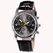 Luxury Fashion Men’s Watches Crocodile Faux Leather Clock Analog Watch Wrist Watches wholesaleF3