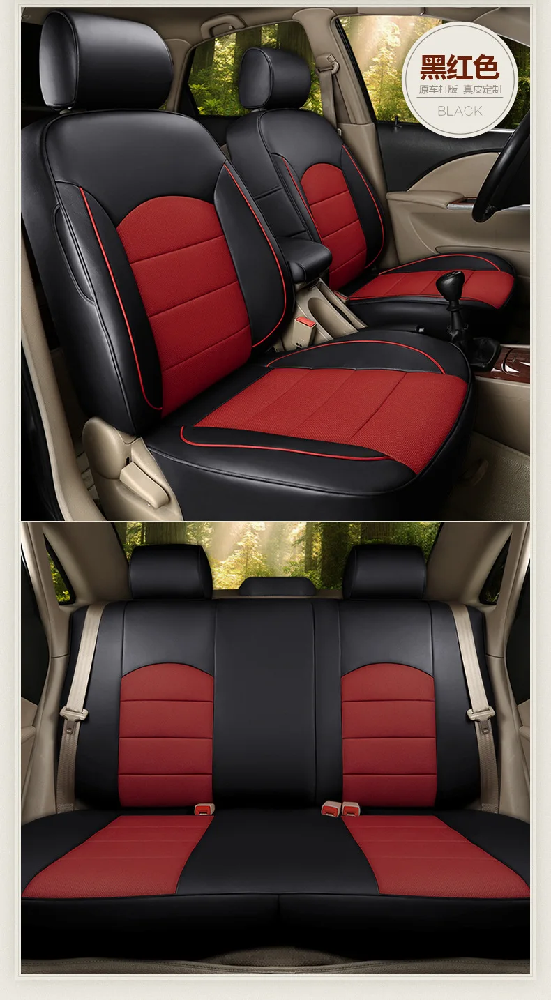 На ваш вкус авто аксессуары пользовательские кожаные чехлы для автомобильных сидений для SKODA Kodiaq Spaceback SUPURB Superb Combi водонепроницаемый уютный