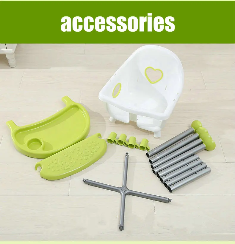 Baby High Chair Children Dining Chair 4In1 Portable Multi Highchair With Non Slip Foot Modern Safety Belt Kid Eat High Chairs For Home For 0-3 Years Old Children
