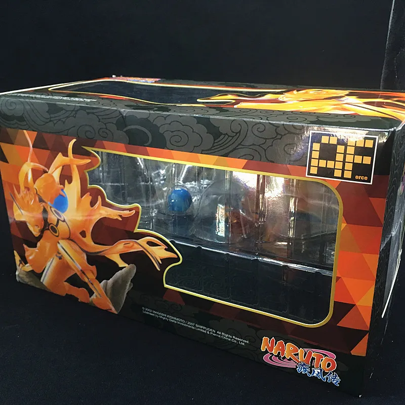 Huong аниме 25 см Наруто Shippuden Uzumaki со светом ПВХ фигурка модель игрушки Кукла