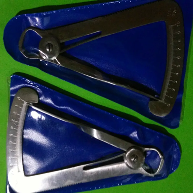 2 Pieces High Quality Dental Gauge Wax Caliper Dental Caliper for Wax