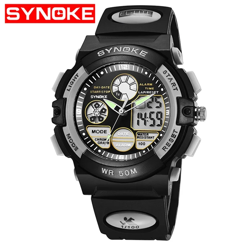 Sport Children Watches Timer Alarm Chrono Quartz Digital Wristwatches