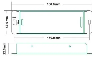 0/1-10 V 0-10В светодиодный диммер& светодиодный драйвер постоянного Напряжение 1 канал DC12 до 24 V один CH