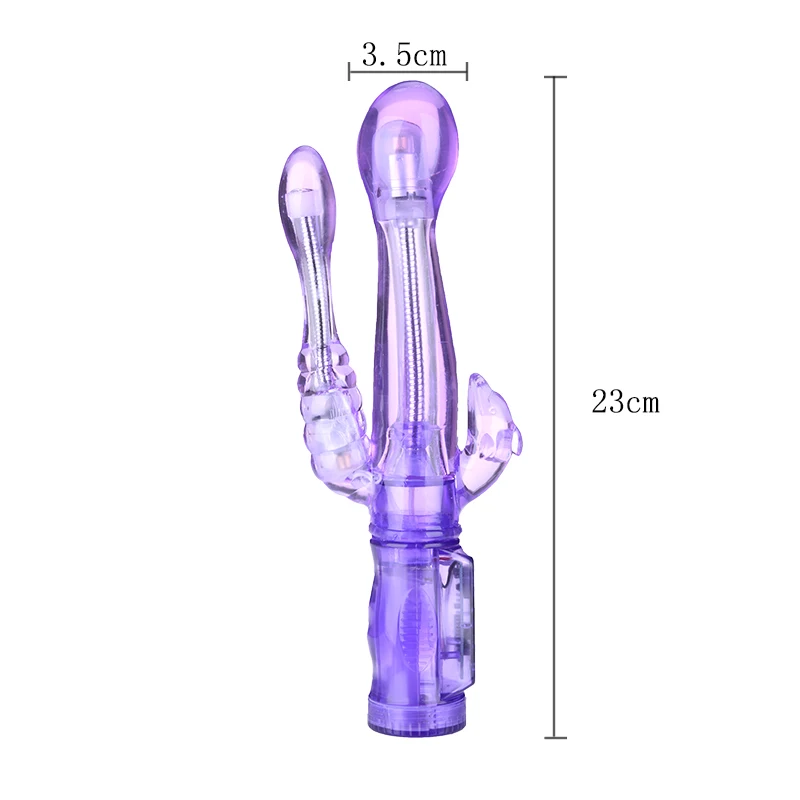 Вибратор с черным волком секс товары g точка Вагина клитор Анальный 3 точки