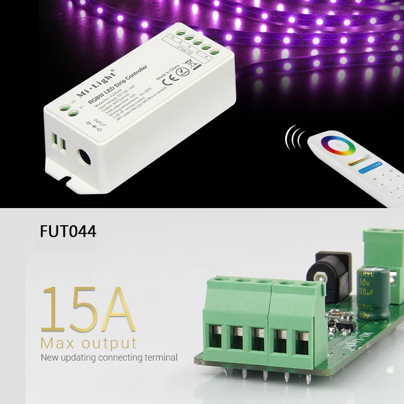 Miboxer RGB/RGBW/RGB+ CCT контроллер светодиодной ленты DC12V~ 24V 2,4G беспроводной wifi смарт-панель Пульт дистанционного управления