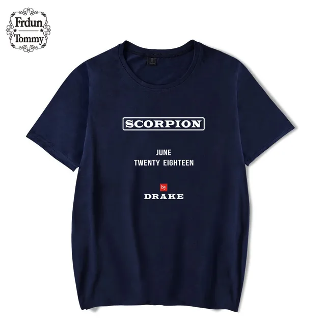 2018 Drake Scorpion Album Summer Hot Sale Cool Tshirts Men/Women Hip Pop High Quality Cotton Short Sleeve Casual Fashion Clothes 3