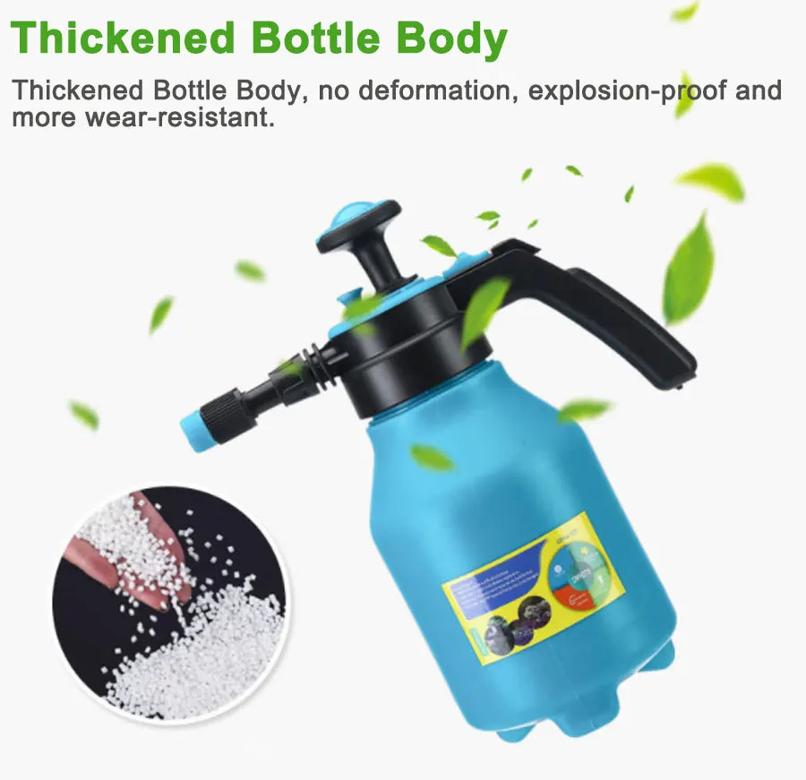 Gardening Pressure Water Spray Bottle Portable Garden Irrigation Plant Flower Watering Can Pump Pressure Sprayer Cleaning Tools