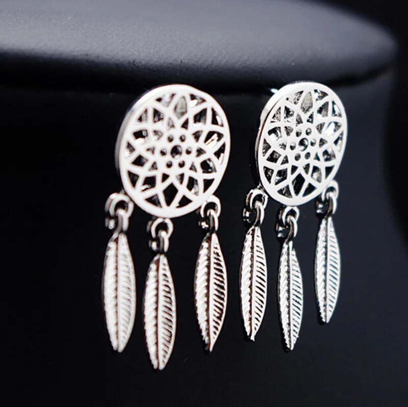 

Bohemia Earrings Jewelry Fashion Sexy Feather Monternet Earrings For Women Gift Wholesale Brincos Boucle Doreille Oorbellen