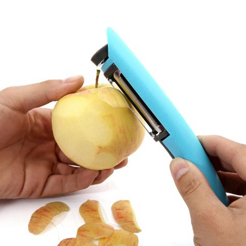 3 In1 Rotating Peeler Vegetable Grater Stainless Steel Apple Potato Peelers Fruit Cutters Kitchen Gadget Free Shipping