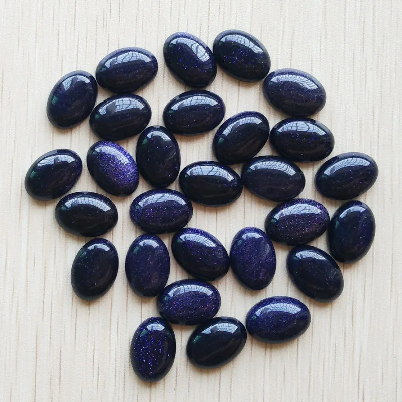 

High quality blue sand stone Oval CAB CABOCHON 13x18mm beads for jewelry accessories making wholesale 50pcs/lot free