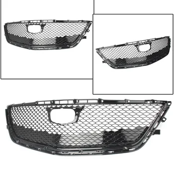 

ABS Auto Car Front Grill Grille Mesh For Cadillac CT6 2016 2017 Gloss Black Only For Standard Equiped Car