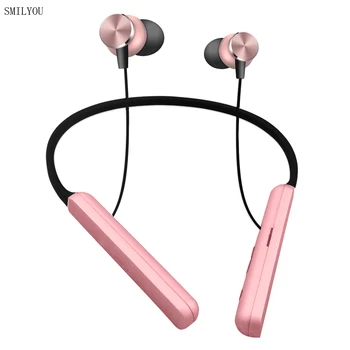 

SMILYOU T18 luxury bluetooth headphone wireless bluetooth earphone sport headset bass with mic for xiaomi samsung iphone