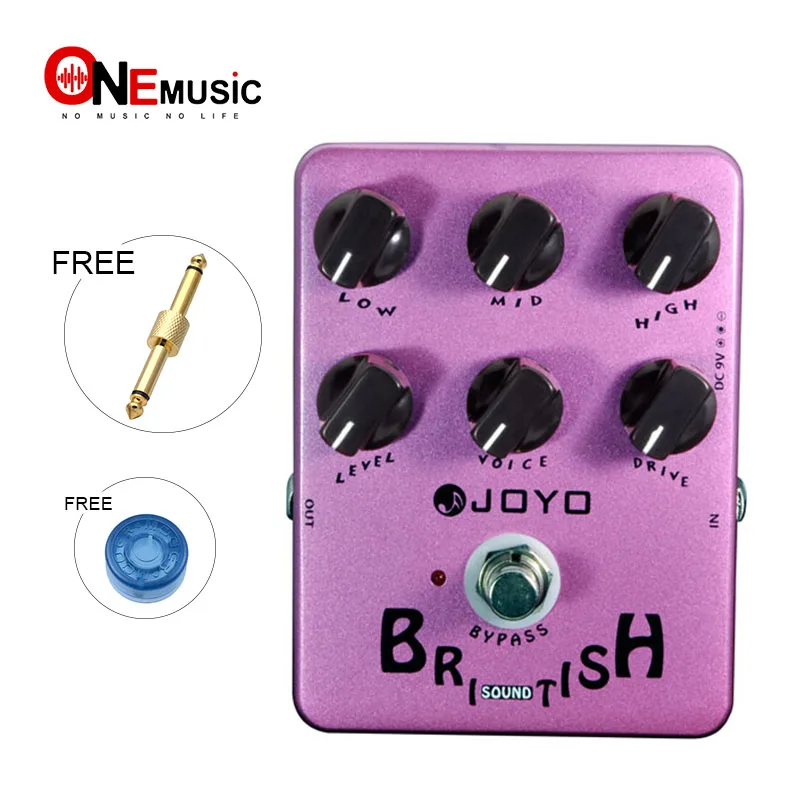 

JOYO Guitar Pedal British Sound effect pedal (Amplifier Simulator) JF-16 Free Connector and Mooer guitar knob