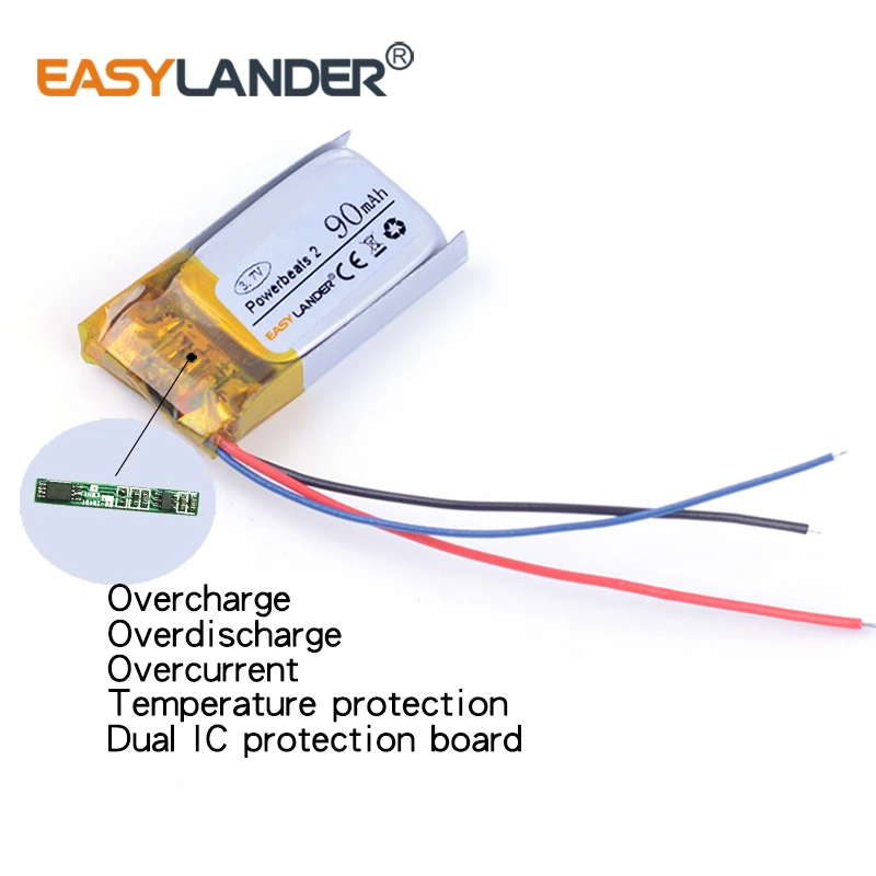 Easylander Penggantian 3.7V 90M AH 