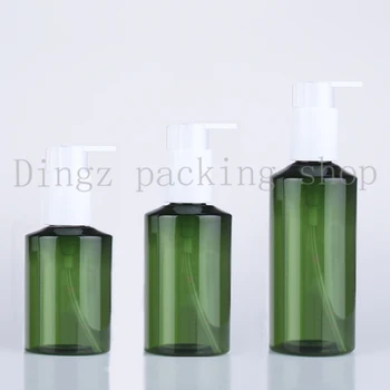 

50pcs Pet Detergent Plastic Cosmetic Lotion Bottle Plastic Dispenser Pump Bottle Empty Refillable Liquid Oil Body Bottles