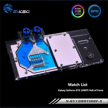 

Bykski Full Coverage GPU Water Block For GALAX Geforce GTX 1080Ti Hall of Fame Graphics Card N-GY1080TIHOF-X