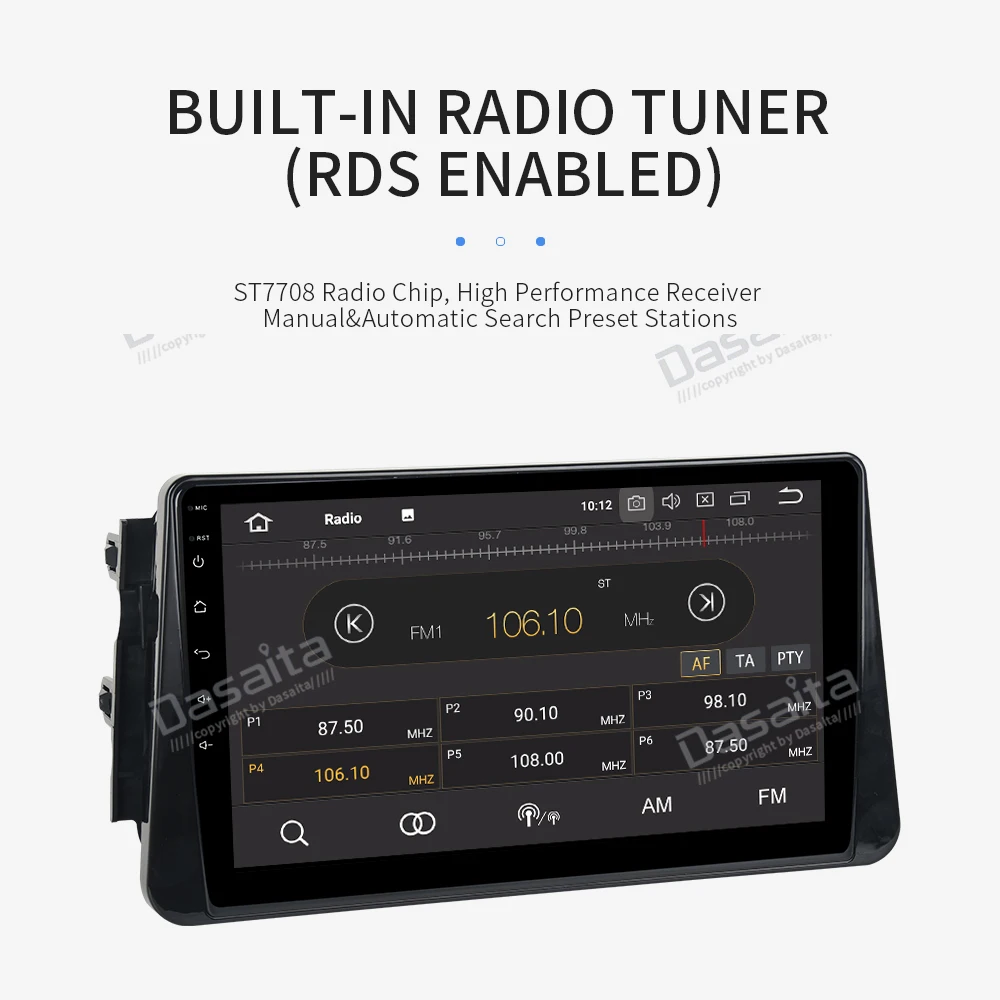 Top Dasaita Android 9.0 Car Radio for Nissan Kicks Micra 2014 2015 2016 2017 Autoandroid Multimedia Player with 10.2" IPS Screen 14