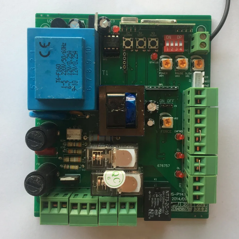 sliding gate opener motor circuit board electronic card for baisheng