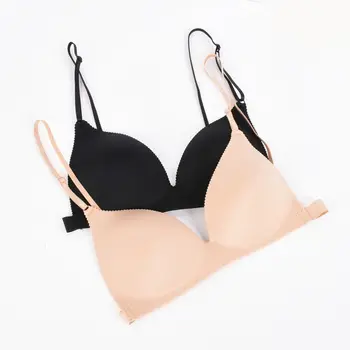 

Women Sexy Adjustable Bras Seamless Lingerie Push Up Bra For Women Wireless Solid Underwear