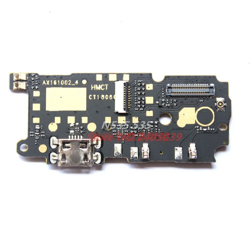 1 pcs Original USB Charging port + microphone Flex Cable For Xiaomi Redmi Note 4 Charger plug connection Dock module sparts | Мобильные
