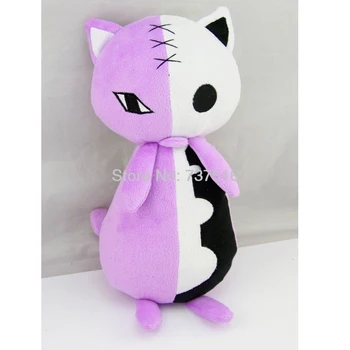 

New Cute Panty & Stocking with Garterbelt Honekoneko Purple White Hollow Kitty Plush Doll Toy Gifts 12 inches