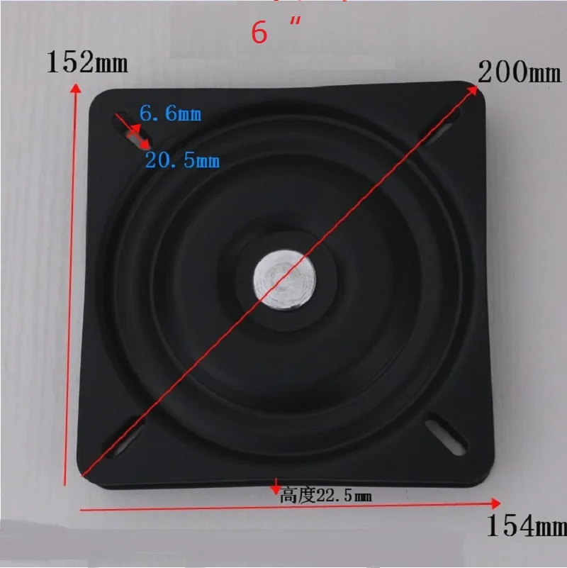 Лучшие 2 мм толщиной полный шар 360 градусов подшипниковая поворотная пластина для стула, барный стул, ленивая Сюзан, или ТВ