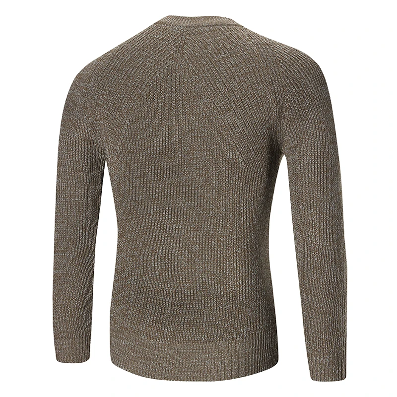 Unpadupe 2018 Демисезонный зимний свитер Для мужчин хлопок Для мужчин Свитер с длинными рукавами простой вязаный сплошной серый Размеры Xxl
