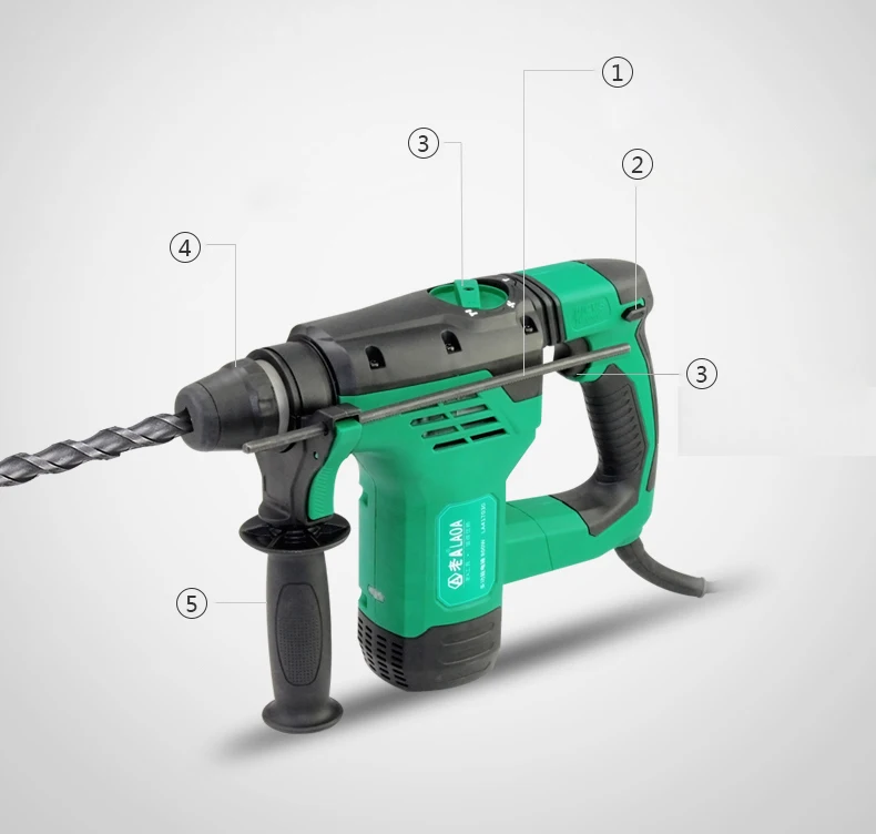 LAOA продукт многофункциональная 30 мм Диаметр трехцелевая электрическая дрель электрический молоток