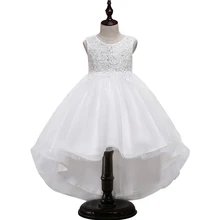 Г. вечернее платье принцессы для девочек белые, красные вечерние платья из тюля для подростков, Детские платья для девочек, свадебные платья, детские костюмы для выпускного вечера с цветочным рисунком