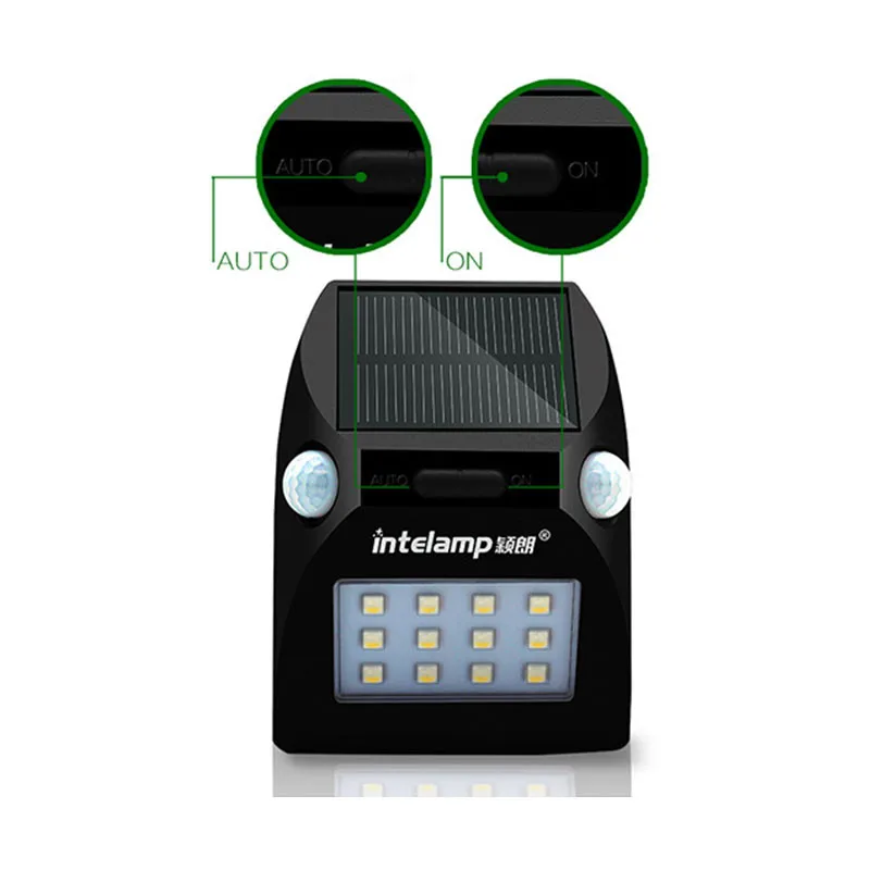 LED Solar Light Dual Motion Sensor Wall Lamp IP65 Waterproof Colorful Outdoor Spotlights RGB Wireless Sunlight Path Light