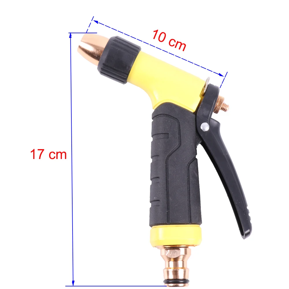 USEU3/4 распылитель водяного пистолета высокого давления с регулируемым металлическим соплом для мытья автомобиля