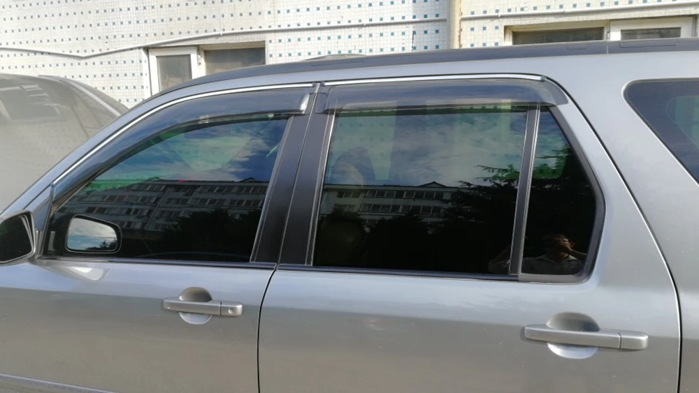 MONTFORD For Honda CRV CR-V 2004 2005 2006 Window Visor Vent Shade Rain Sun Wind Guard Deflectors Awnings Shelters Cover 4Pcs MONTFORD For Honda CRV CR-V 2004 2005 2006 Window Visor Vent Shade Rain Sun Wind Guard Deflectors Awnings Shelters Cover 4Pcs