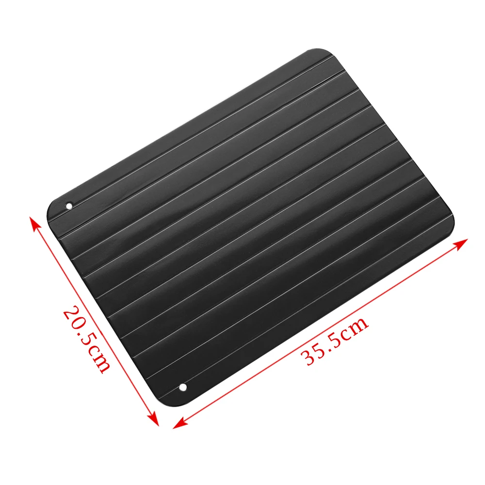 35.5 x 20.5 x 0.3CM Metal Aluminum Fast Defrosting Tray Defrost Meat Thaw Frozen Food Magic Kitchen Defrosting Tray kitchen tool 35.5 x 20.5 x 0.3CM Metal Aluminum Fast Defrosting Tray Defrost Meat Thaw Frozen Food Magic Kitchen Defrosting Tray kitchen tool