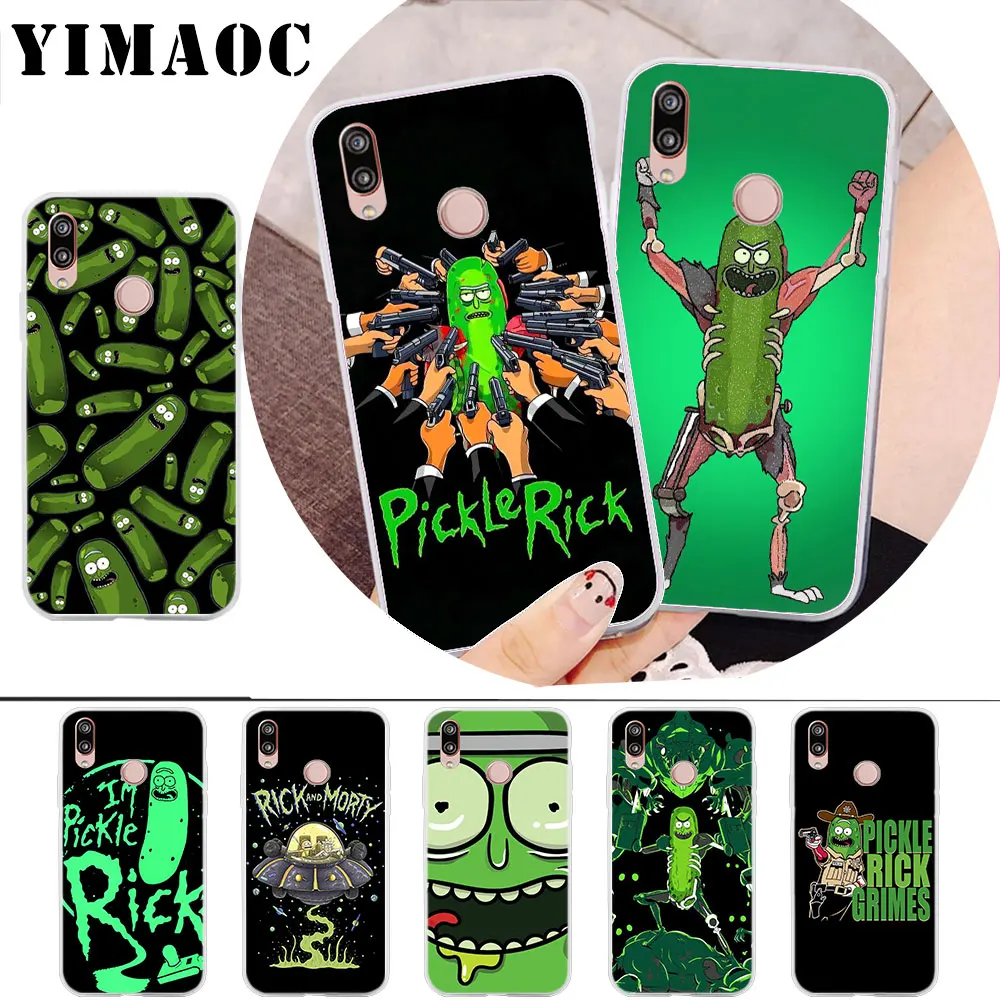 

YIMAOC Rick and Morty Pickle Rick Soft Case for Huawei Honor 8 8X 8C 9 10 lite 6A 7A Pro 7C 7X Cover