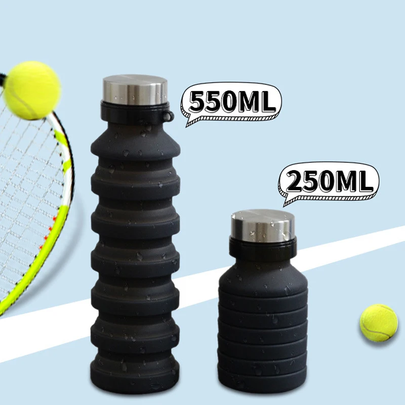 Hot Selling 550ML Silicone Foldable Coffee Cup Drinking Bottle Outdoor Travel Collapsible Cup BHD2