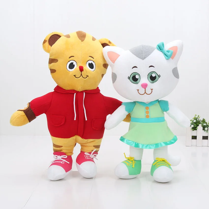 Плюшевые куклы с тигриным котом Daniel Tiger's neighty плюшевые игрушки Tiger для девочки 20