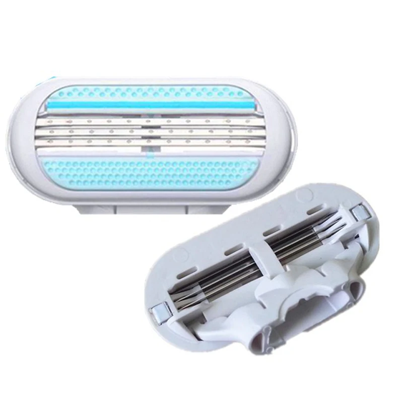 3 Layer Women Razor Blades Shaving Razor Hair Removal Skin Trimmer Care 3 Layer Razor Blade