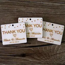 Пользовательские деревянные Тэги с именем, спасибо вам рустикальный свадебный сувенир бирки, персонализированные подарочные бирки, деревянные бирки