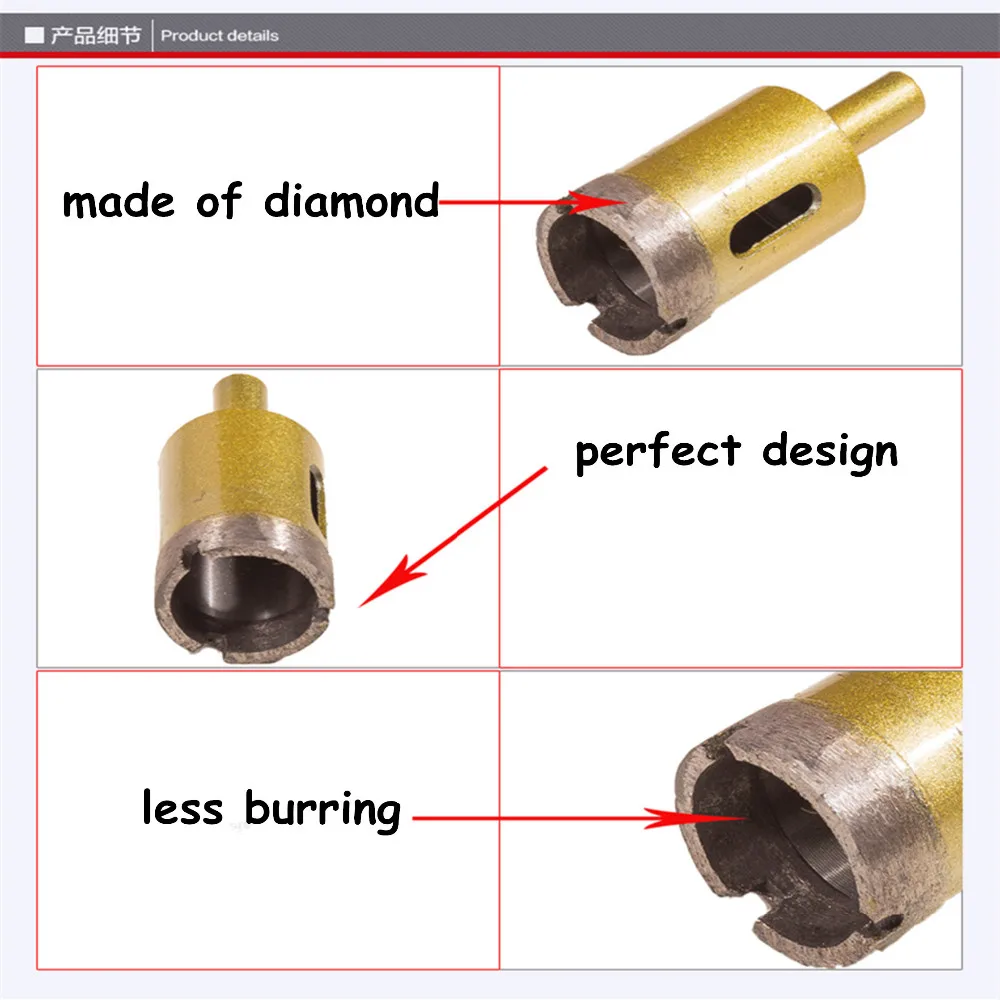 1 шт. 6 мм до 70 мм хвостовик 11 мм Гранит Мрамор Бетон отверстие пилы спеченные алмазное сверло каменная кладка сверло коронка сверло