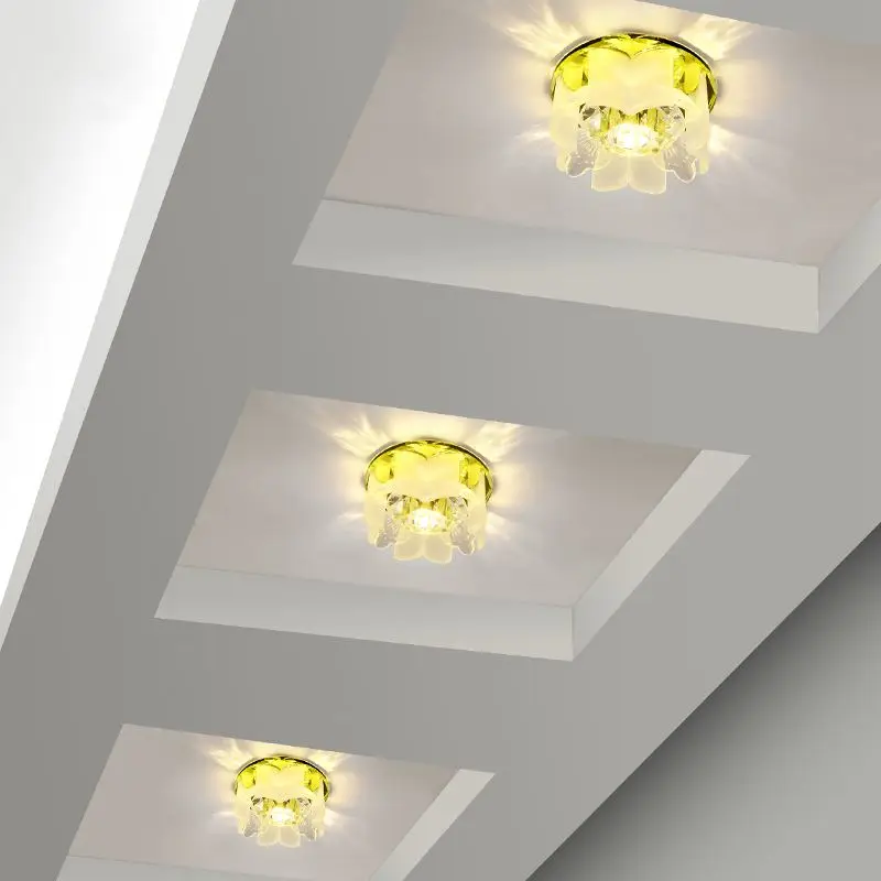 Современный светодиодный потолочный светильник для гостиной, коридора, коридора, холла, отеля, лобби, точечный светильник, s стеклянный Балконный потолочный светильник