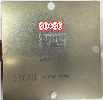 1 шт. 80*80 мм 90 x SR2C3 SR2C4 SR2C5 SR2C9 SR2CA SR2CC SR2CE SR2C7 BGA трафарет 0 35 | Электронные компоненты и
