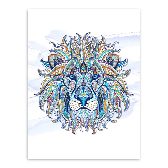 Ancient-African-National-Totem-Deer-Lion-Animals-Head-Art-Prints-Poster-Wall-Picture-Canvas-Painting-No.jpg_640x640 (7)