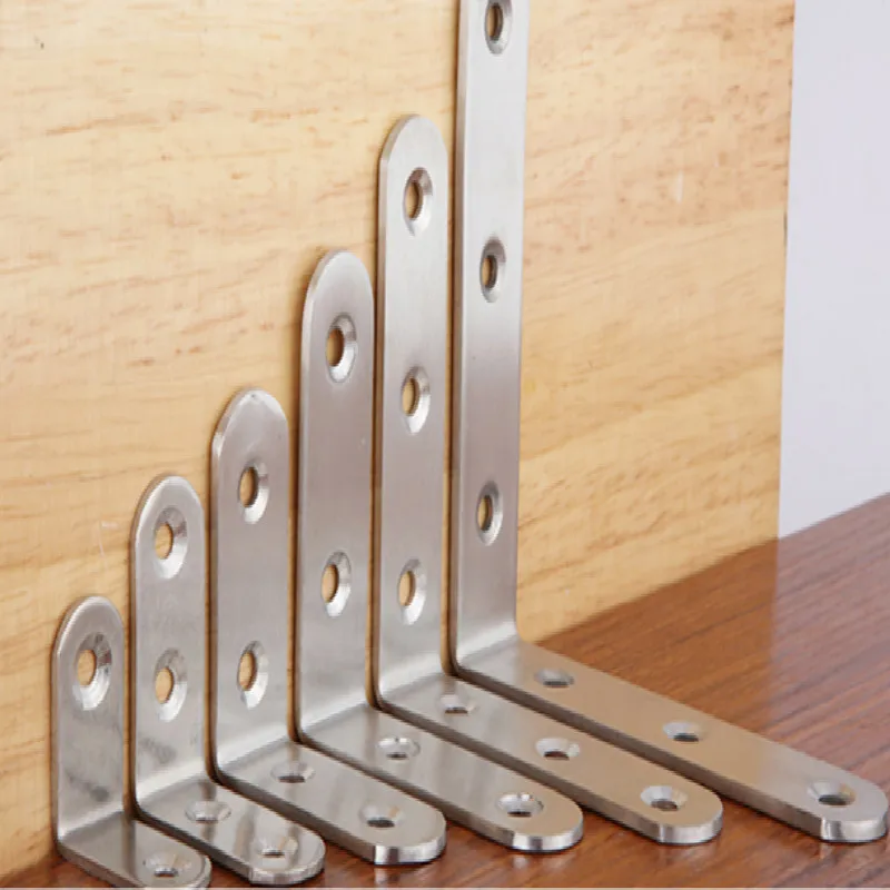 Stainless Steel Furniture Corner Brackets Workbench Angle Bracket