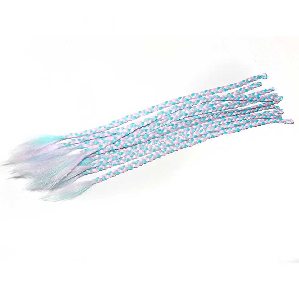 QP hair MIX Color braid Twist Crochet Hair 24" Ombre Box Braiding Crochet Hair Synthetic Twist Extensions For Women
