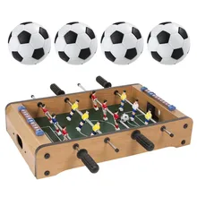 Nuevo juego de mesa de fútbol de 4 uds, práctico juego de mesa de fútbol de interior, herramienta de entretenimiento de fútbol, equipo para juguetes duradero para chico