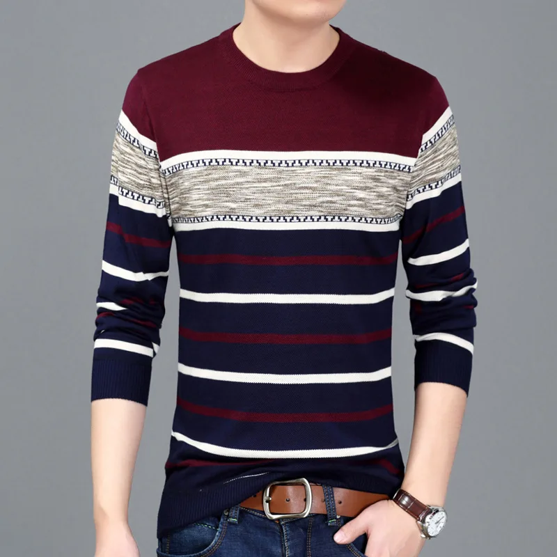 Liseaven мужские свитера с круглым вырезом пуловеры Мужская зимняя одежда пуловер свитер мужские топы