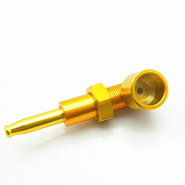 100pcs/lot wholesale pipes for smoking weed Screw Metal Smoking Pipe 5