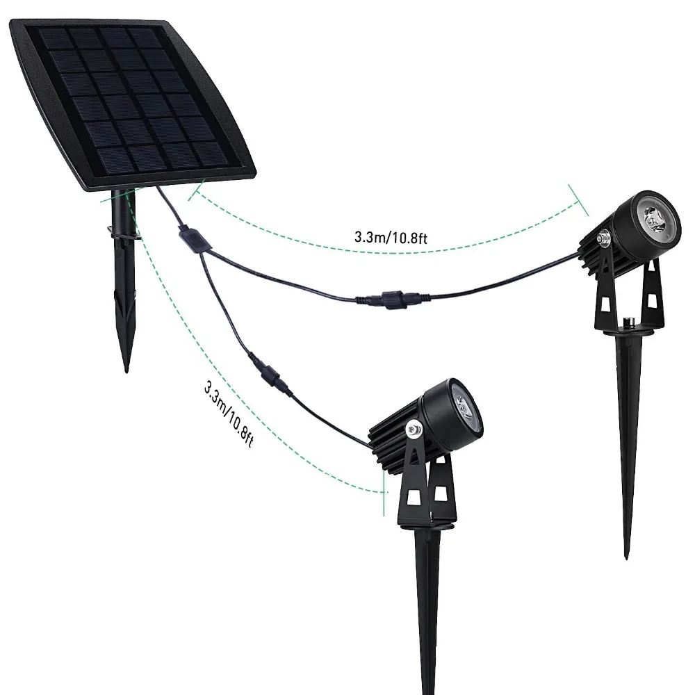 Solar à Prova Água ao ar Luzes de Parede Iluminação da Paisagem Off para Quintal Holofotes Energia Livre Solar Auto on - Jardim Caminho Calçada d' Luz 16 Ao Ar Livre Luzes de Parede Iluminação