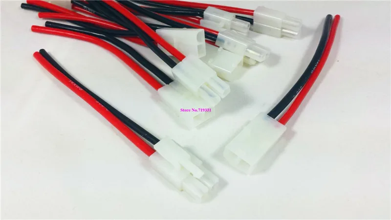 

10SETS 6.2mm Male/Female Tamiya Battery Pigtail Connector Turnigy Wire